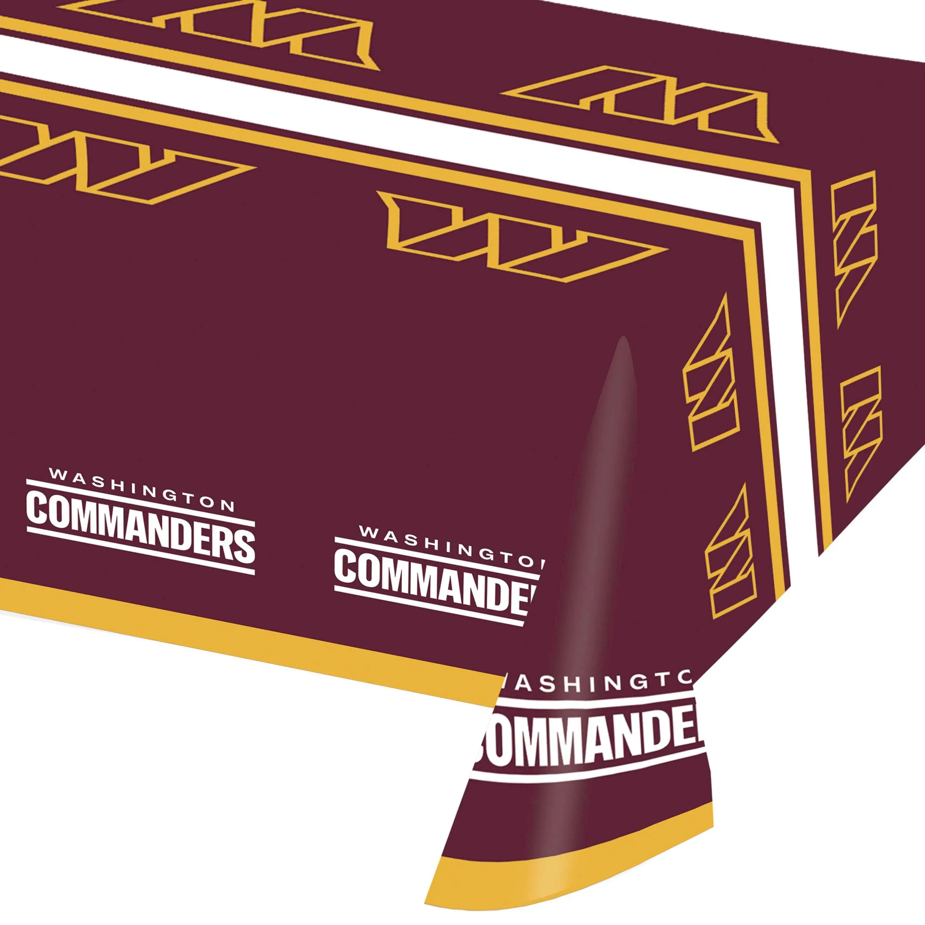 Bulk Washington Commanders Plastic Tablecover (12 per Case)