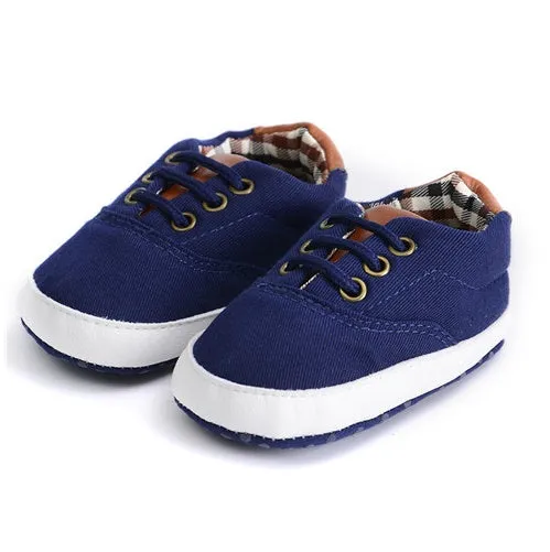 Casual Lace Soft Bottom Baby Canvas Shoes