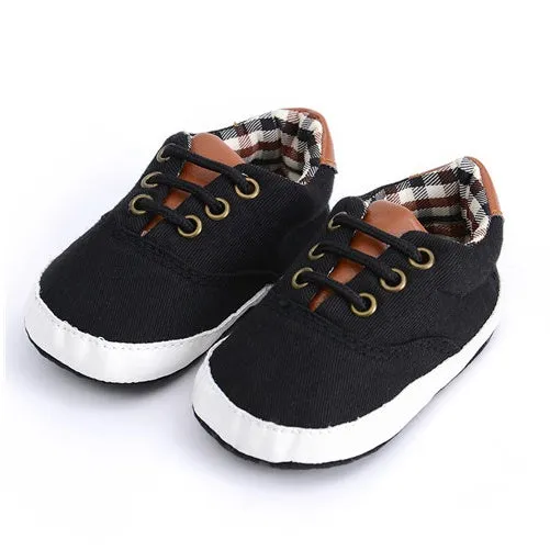 Casual Lace Soft Bottom Baby Canvas Shoes