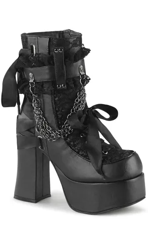 CHARADE-110 Black Lace Boots