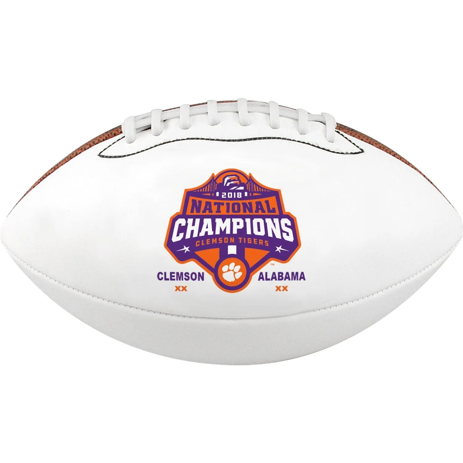 Clemson Tigers 2018-2019 CFP National Champions Game Score Mini Football