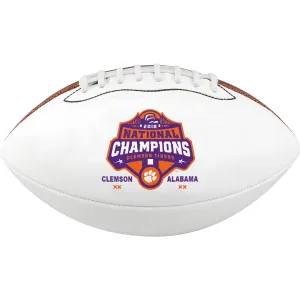 Clemson Tigers 2018-2019 CFP National Champions Game Score Mini Football