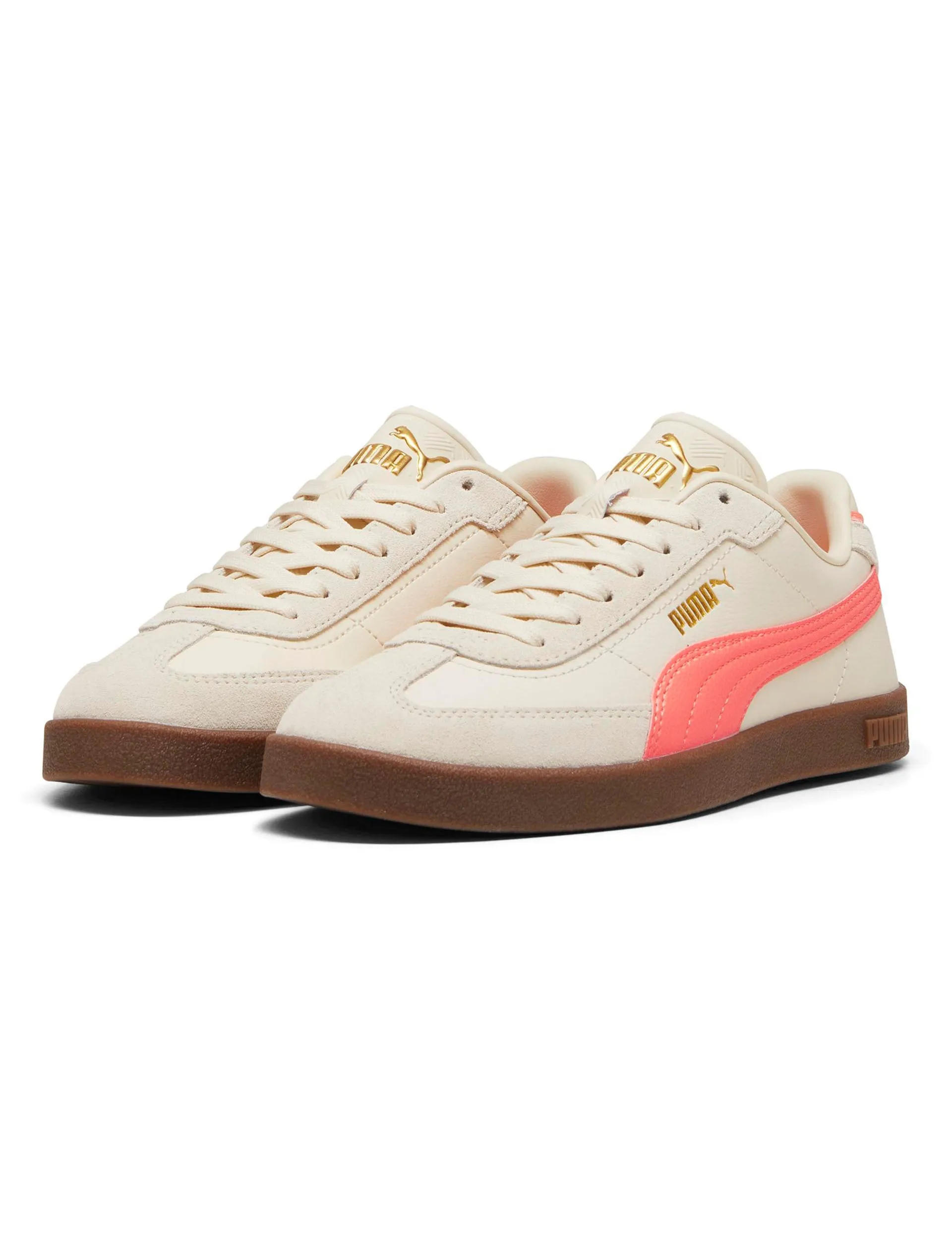 Club II Era Sneakers - Alpine Snow/Fluro Peach Pes/Gum