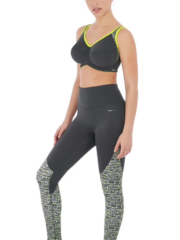 Core Sports Bra - Lime Twist