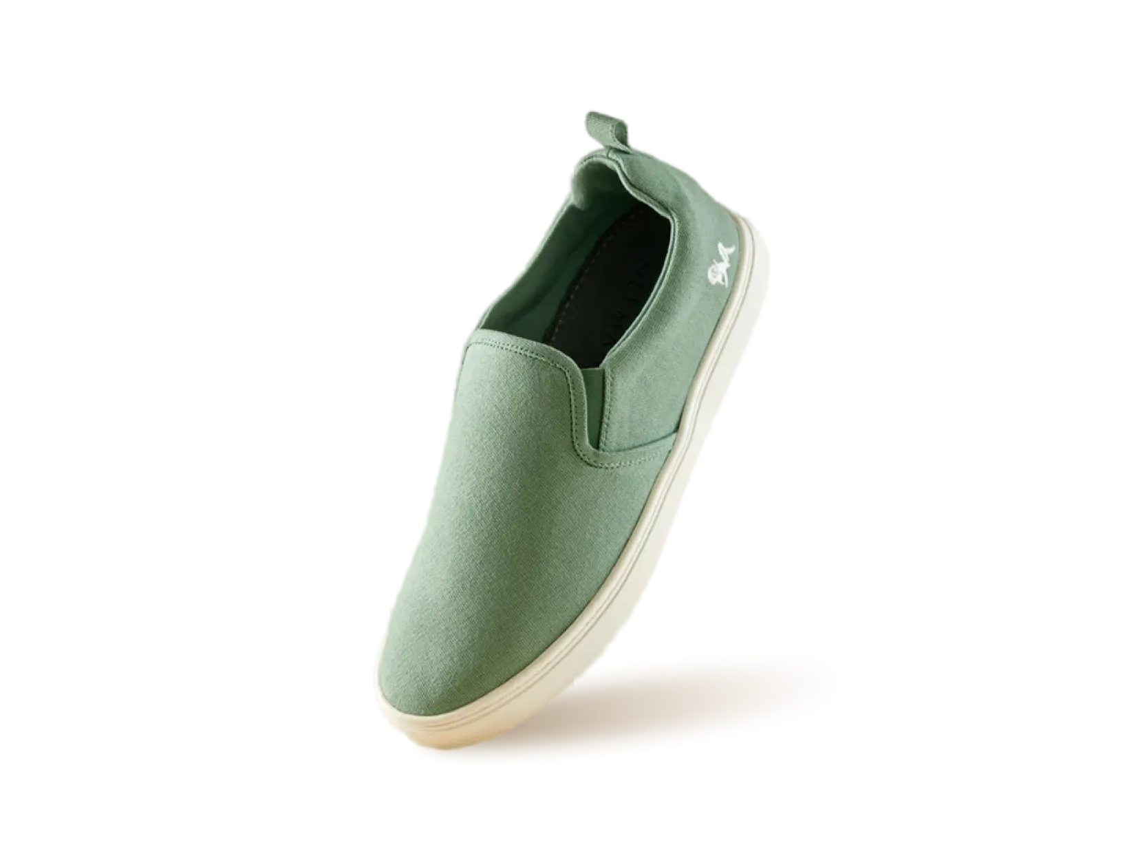 Cotton Slip Ons : Sage Green