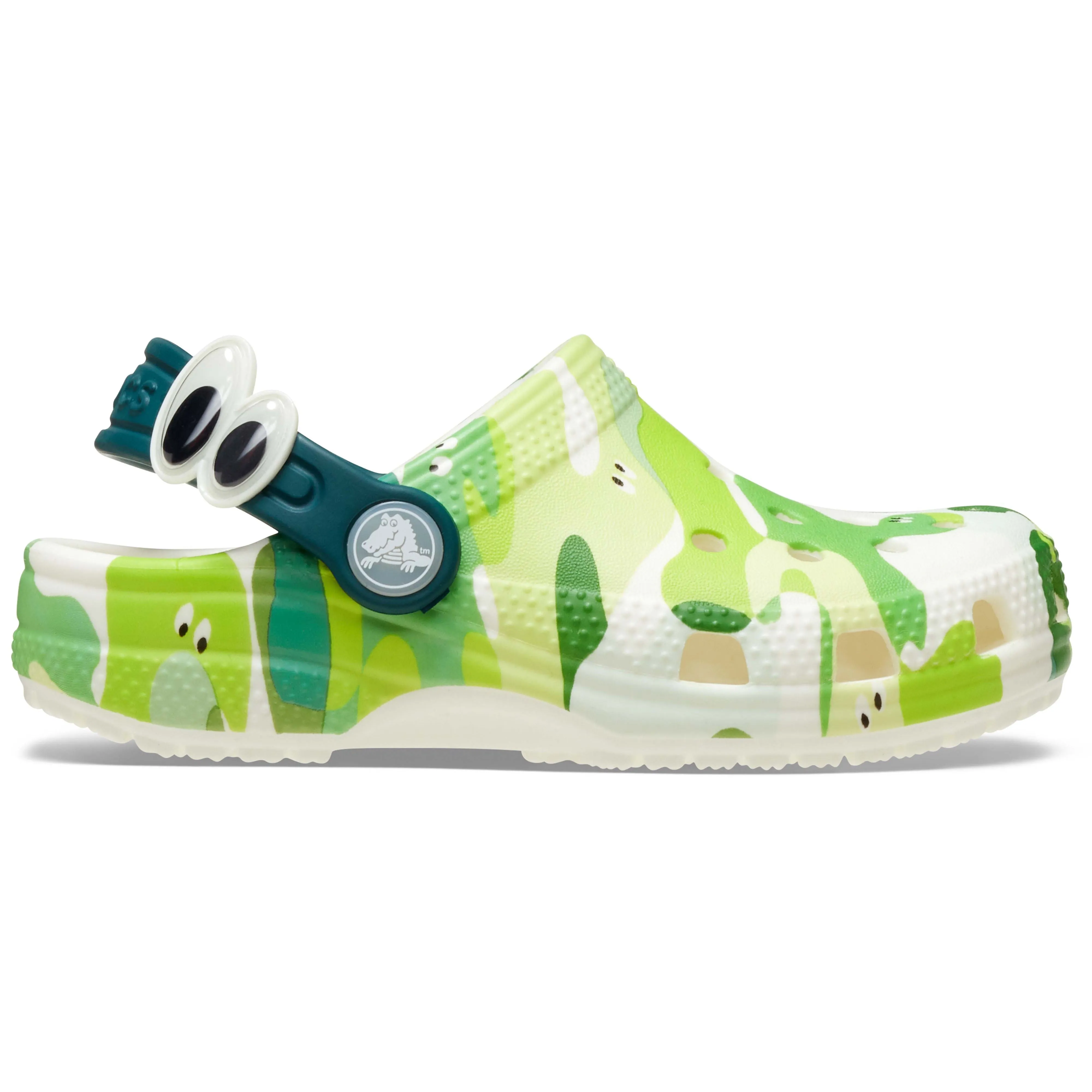 Crocs Glow Slime Monster Classic Kids Clog