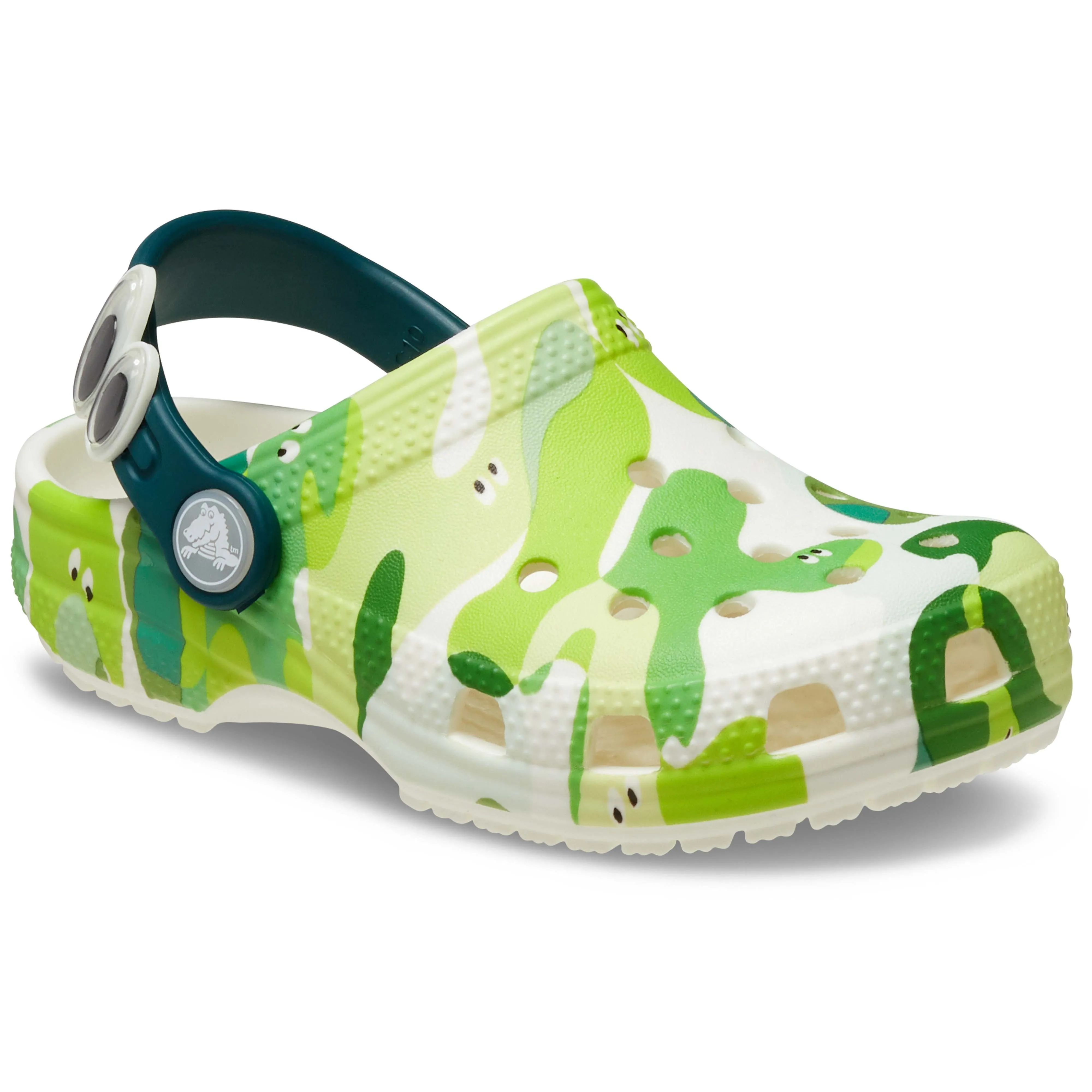 Crocs Glow Slime Monster Classic Kids Clog