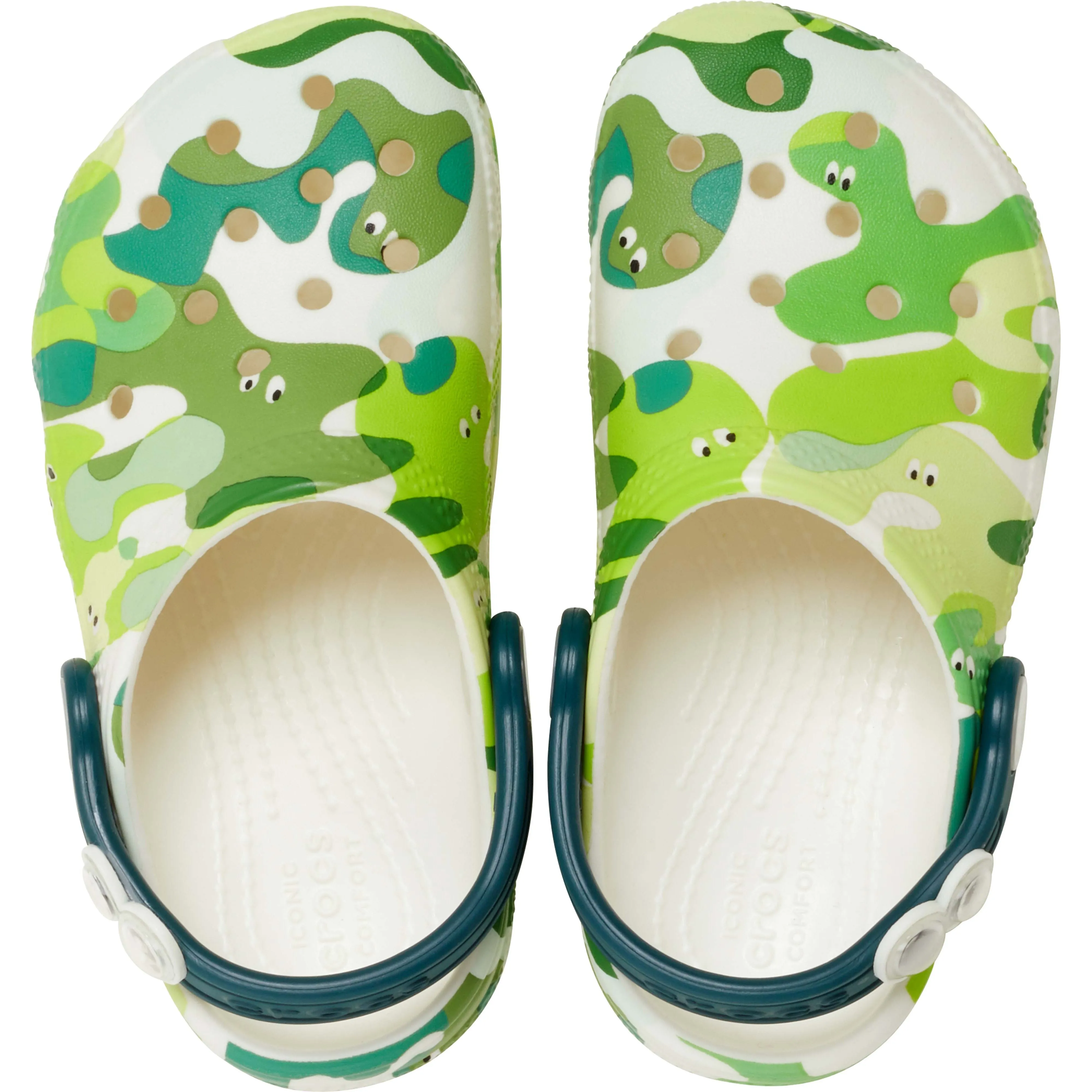 Crocs Glow Slime Monster Classic Kids Clog