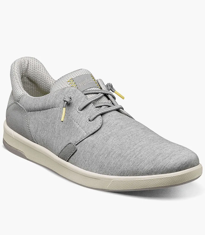 Crossover Canvas Plain Toe Slip On in Lt. Grey by Florsheim