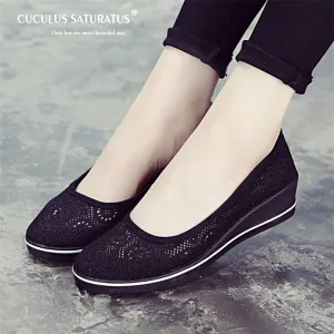 Cuculus 2019 New Canvas nurse shoes Solid Women