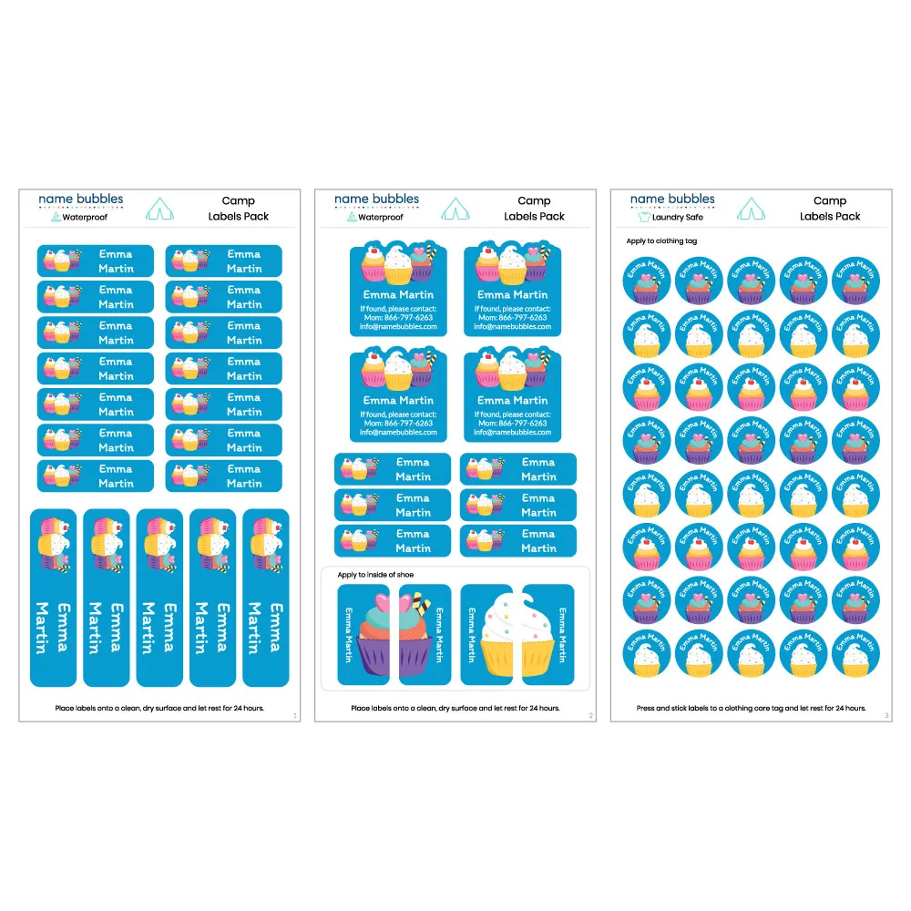 Custom Camp Labels Pack