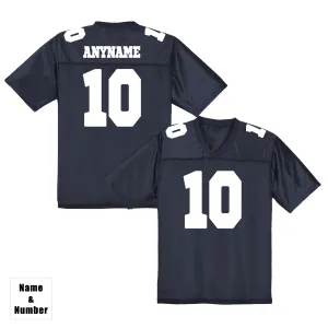 Custom Name&Number Jersey Dallas Cowboys Polyester Blue Football Jersey Sports Shirts Breathable Fabric Loose Fit Adult & Teen Fans Gift Men Youth