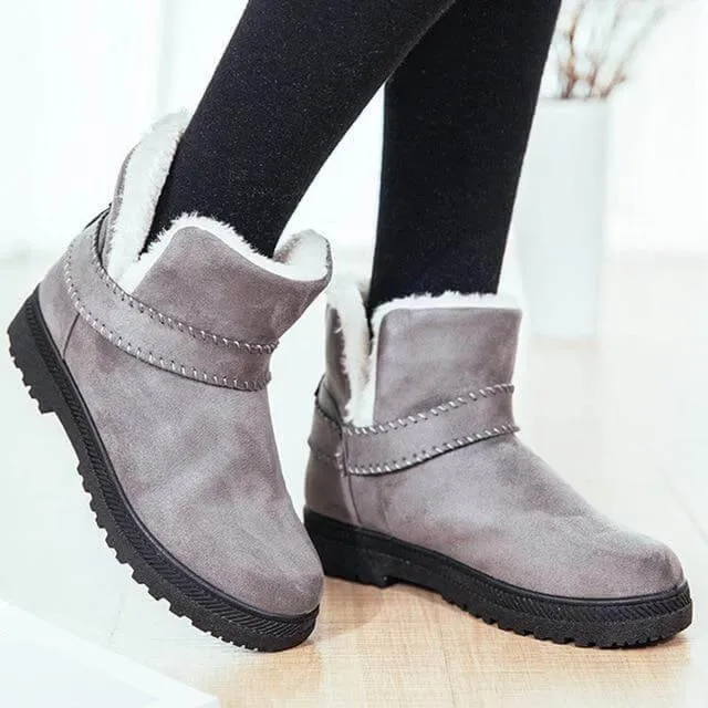 Cute Suede Ankle Boots For Women