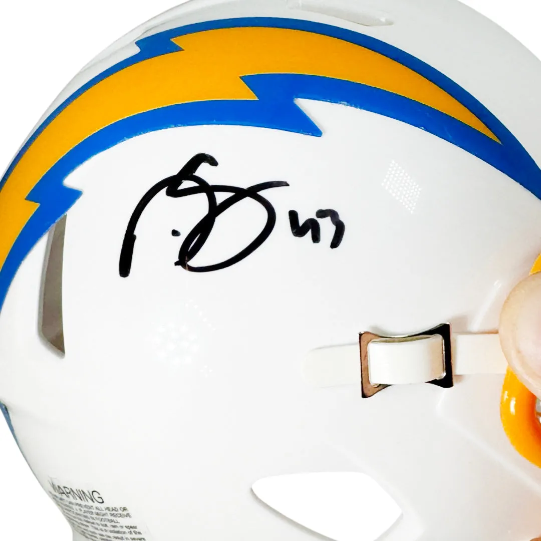 Darren Sproles Signed Los Angeles Chargers Speed Mini Football Helmet (Beckett)