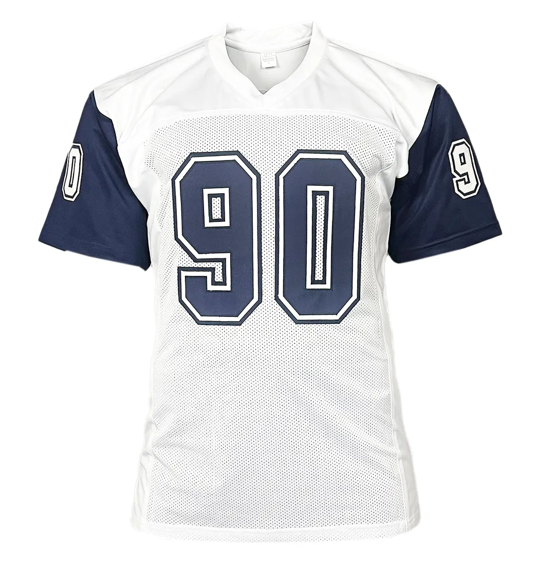 Demarcus Lawrence Signed Dallas White Alternate White Football Jersey (JSA)