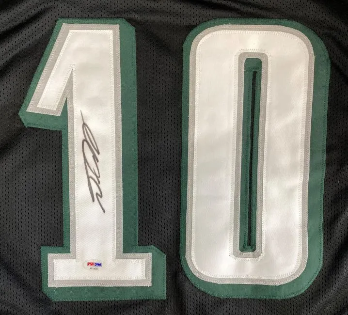 DeSean Jackson Philadelphia Signed Black Football Jersey PSA/DNA Hologram