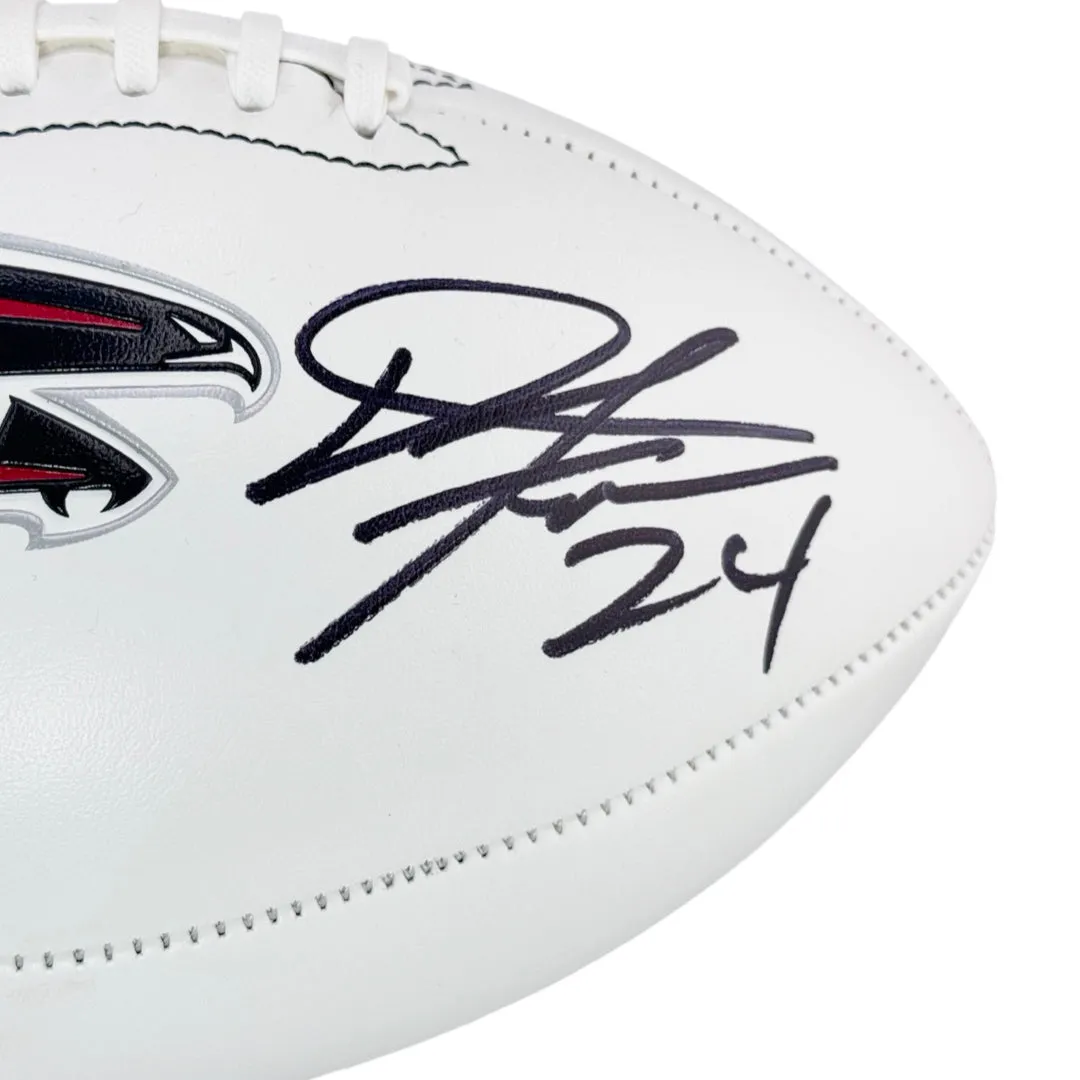 Devonta Freeman Signed Atlanta Falcons Official NFL Team Logo Football (Beckett)