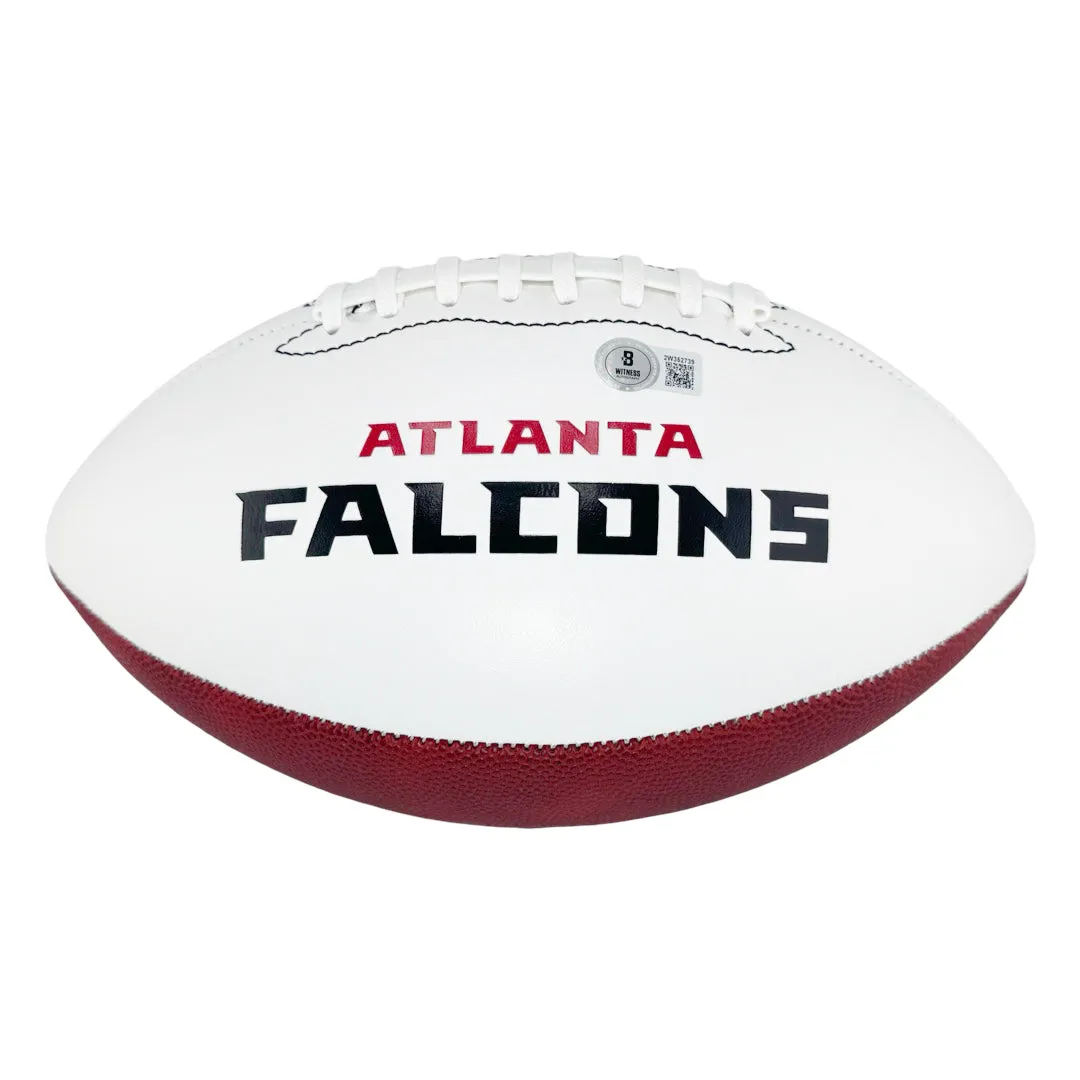 Devonta Freeman Signed Atlanta Falcons Official NFL Team Logo Football (Beckett)