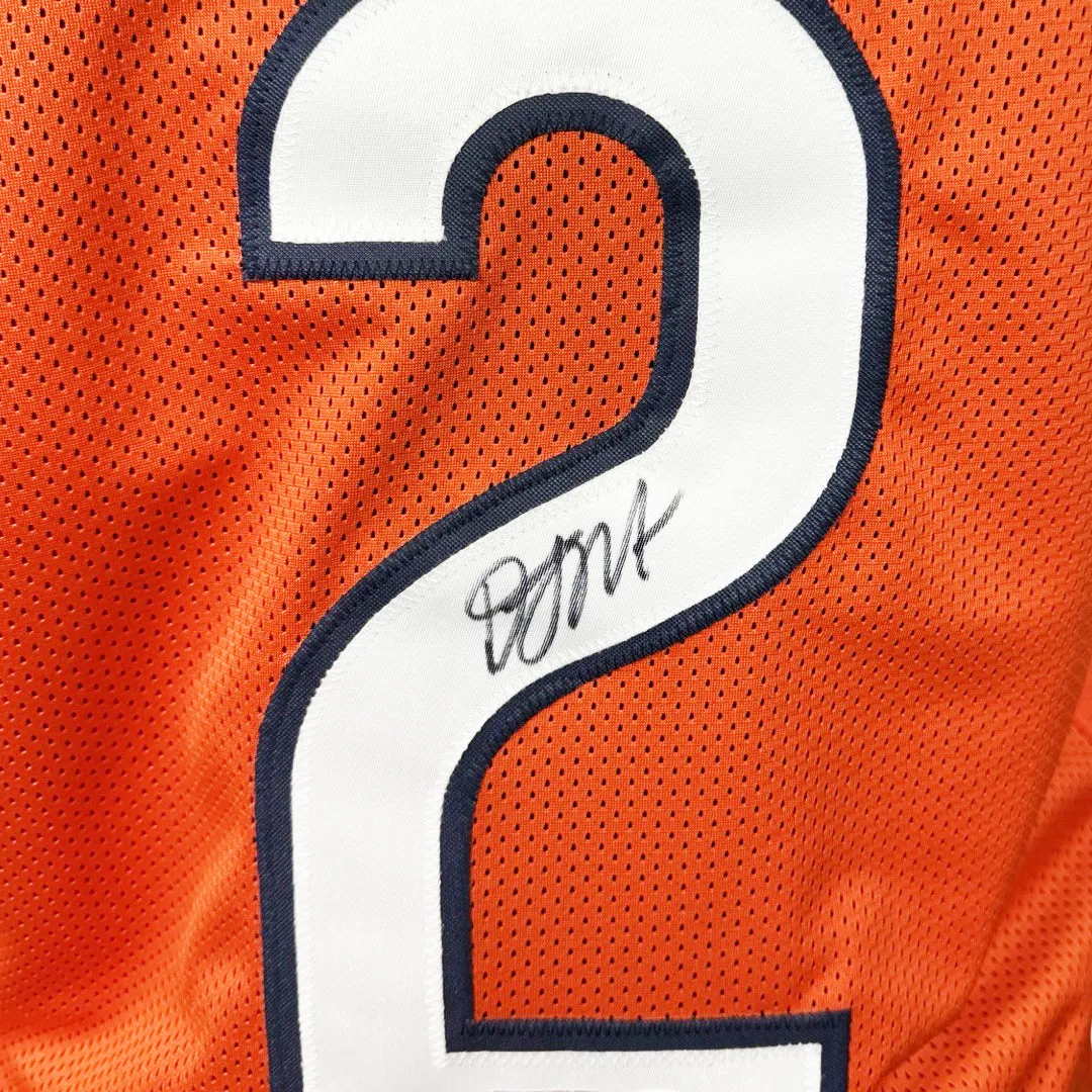 DJ Moore Signed Chicago Orange Football Jersey (Beckett)