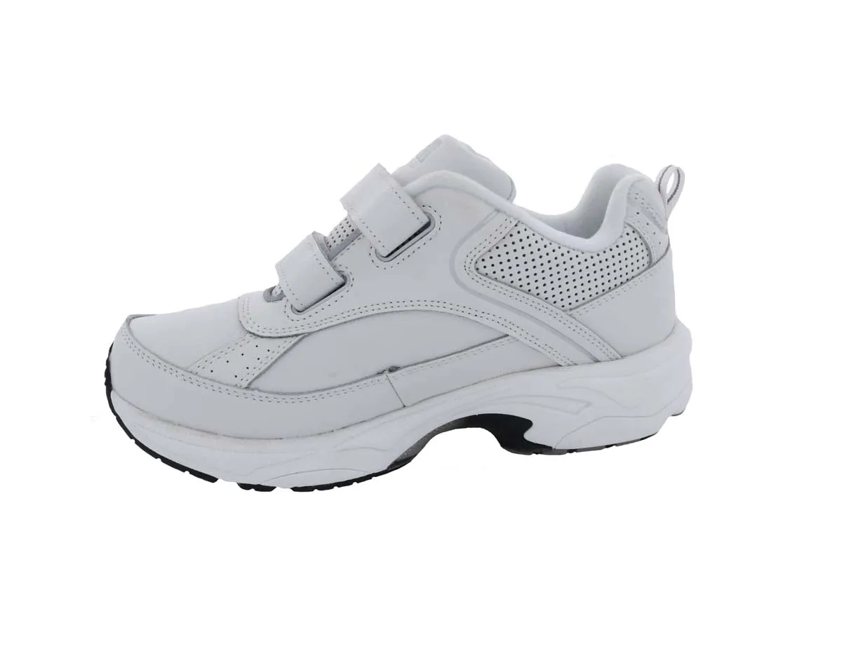 Drew Paige Women Athletic Shoe In White Calf