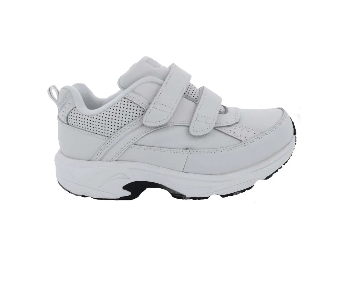 Drew Paige Women Athletic Shoe In White Calf