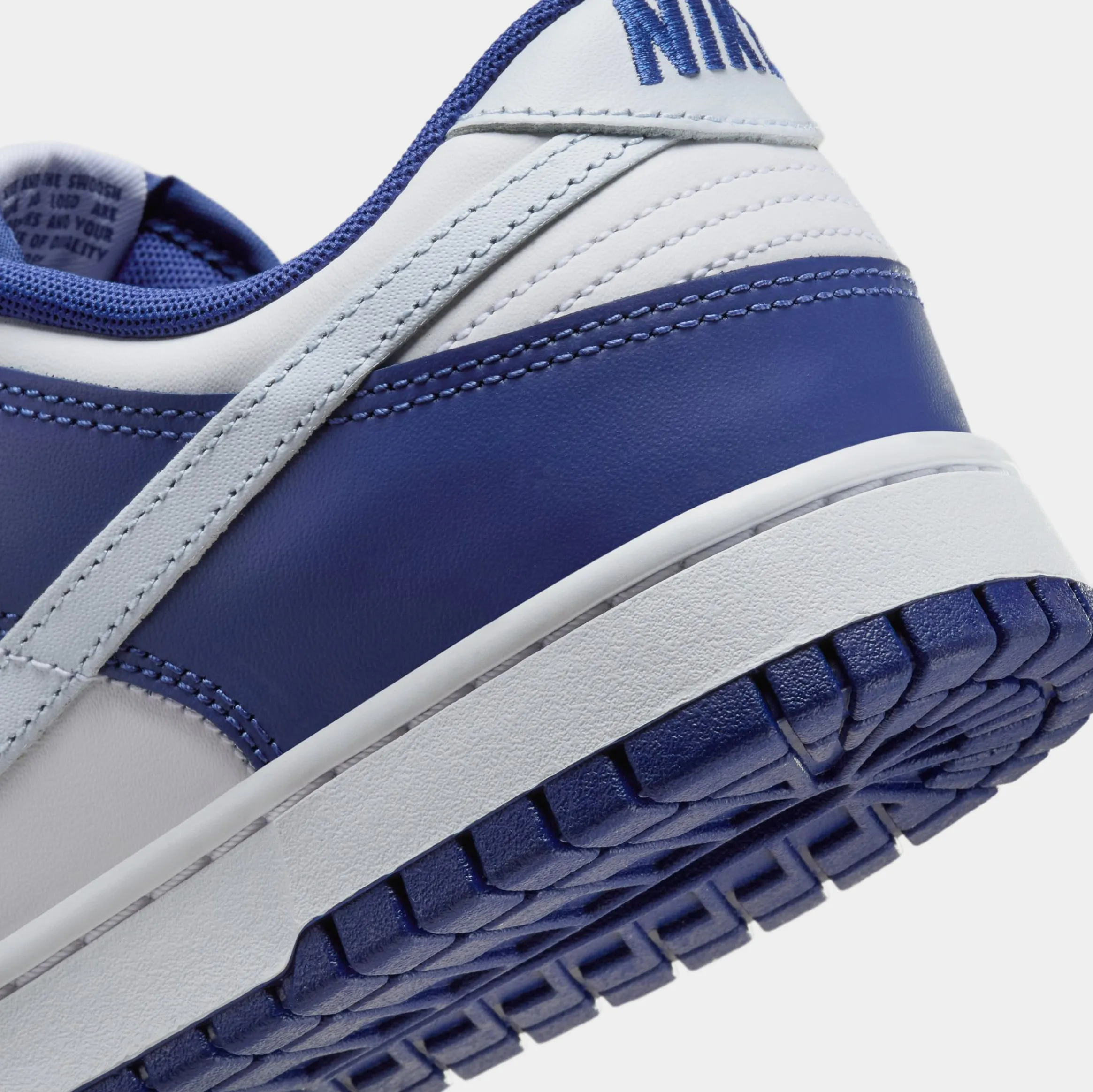 Dunk Low Mens Lifestyle Shoes (Deep Royal Blue/White/Football Grey)