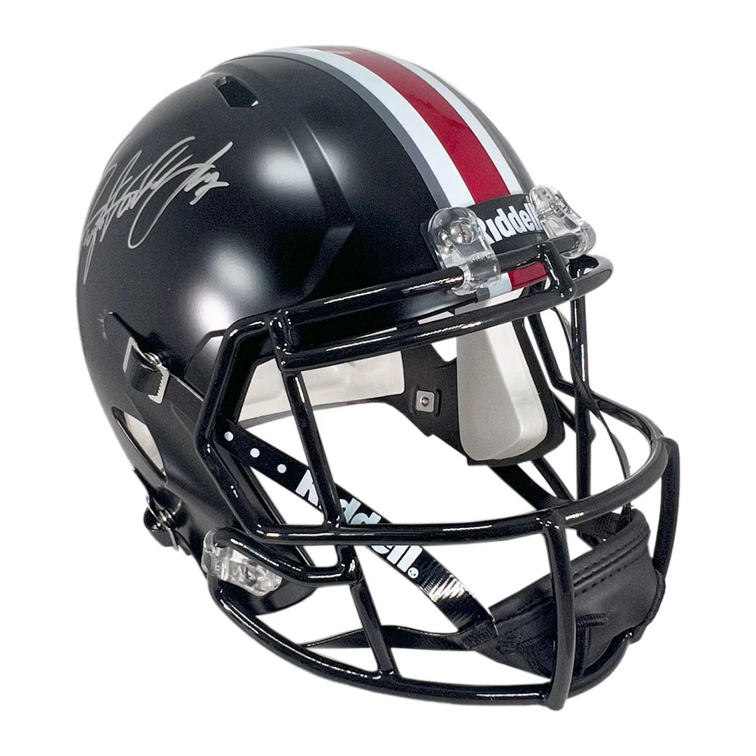 Dwayne Haskins Jr Signed Ohio State Buckeyes Speed Full-Size Replica Football Helmet (Beckett)