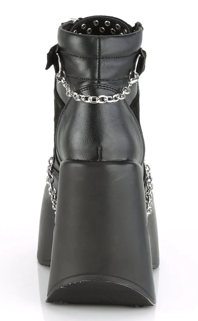 DYNAMITE-101 Black Ankle Boots