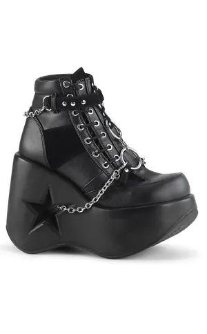 DYNAMITE-101 Black Ankle Boots