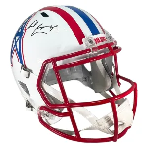 Earl Campbell Signed Houston Oilers Throwback 1981-98 Full-Size Speed Replica Football Helmet (JSA)