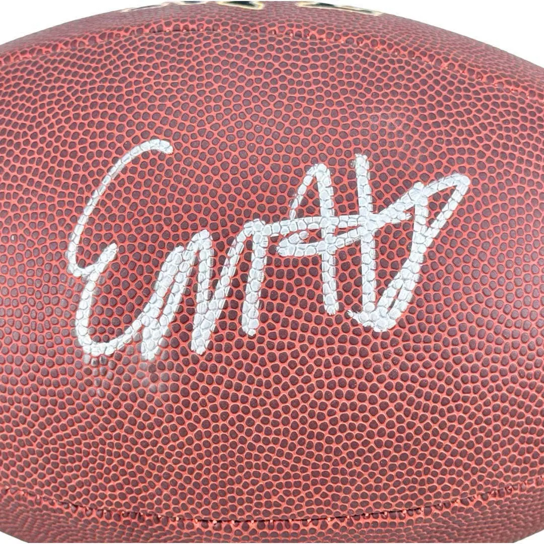 Elijah Moore Signed Wilson Official NFL Replica Football (JSA)