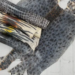 Exotic Prints, 9" x 9", 1-2 oz Lizard Skins