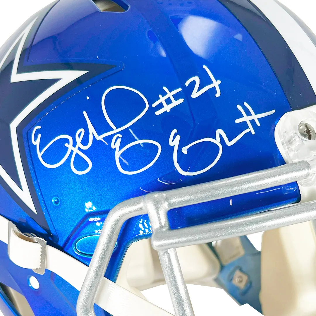 Ezekiel Elliott Signed Dallas Cowboys Authentic Flash Speed Full-Size Football Helmet (Beckett)