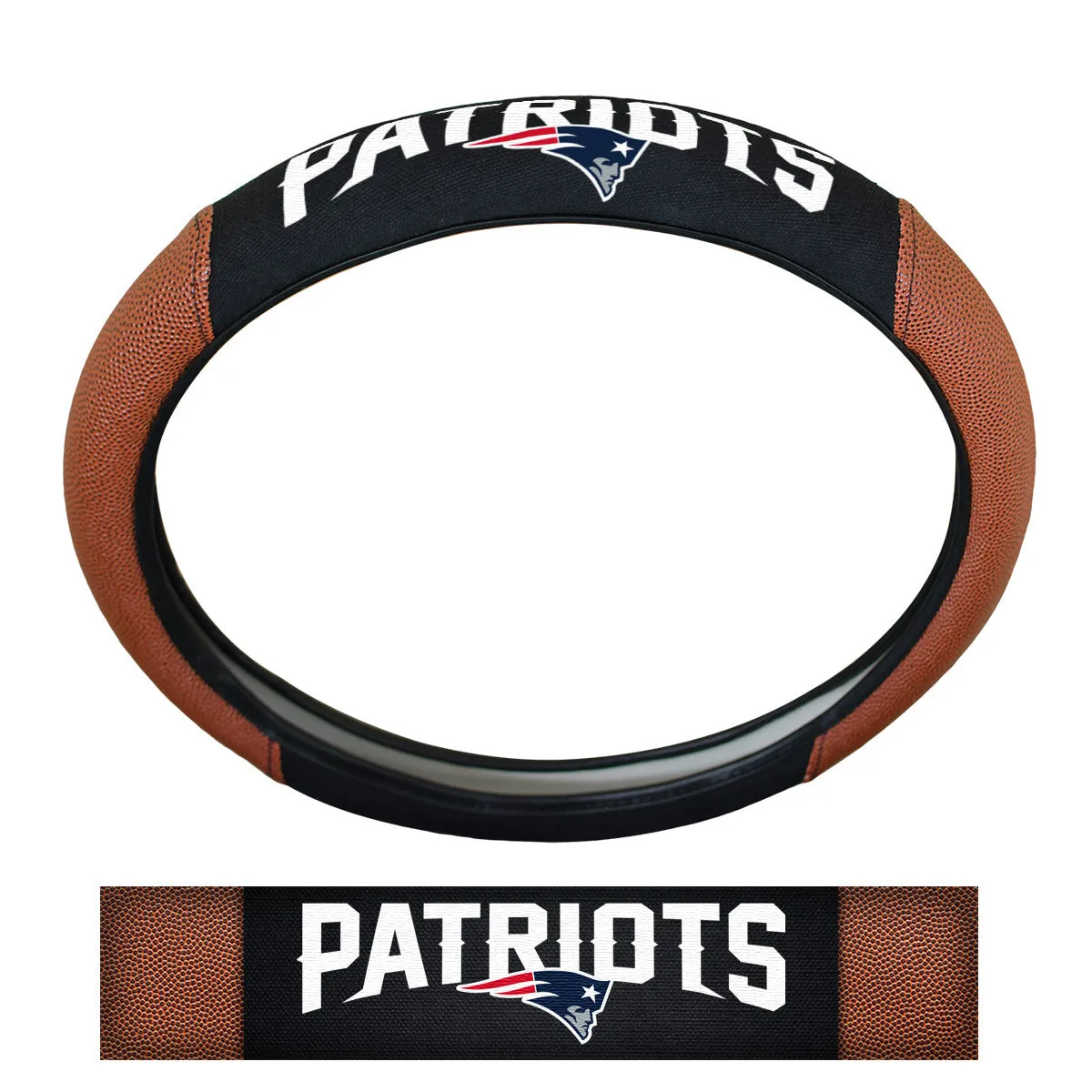 Fanmats New England Patriot Sports Grip Steering Wheel Cover