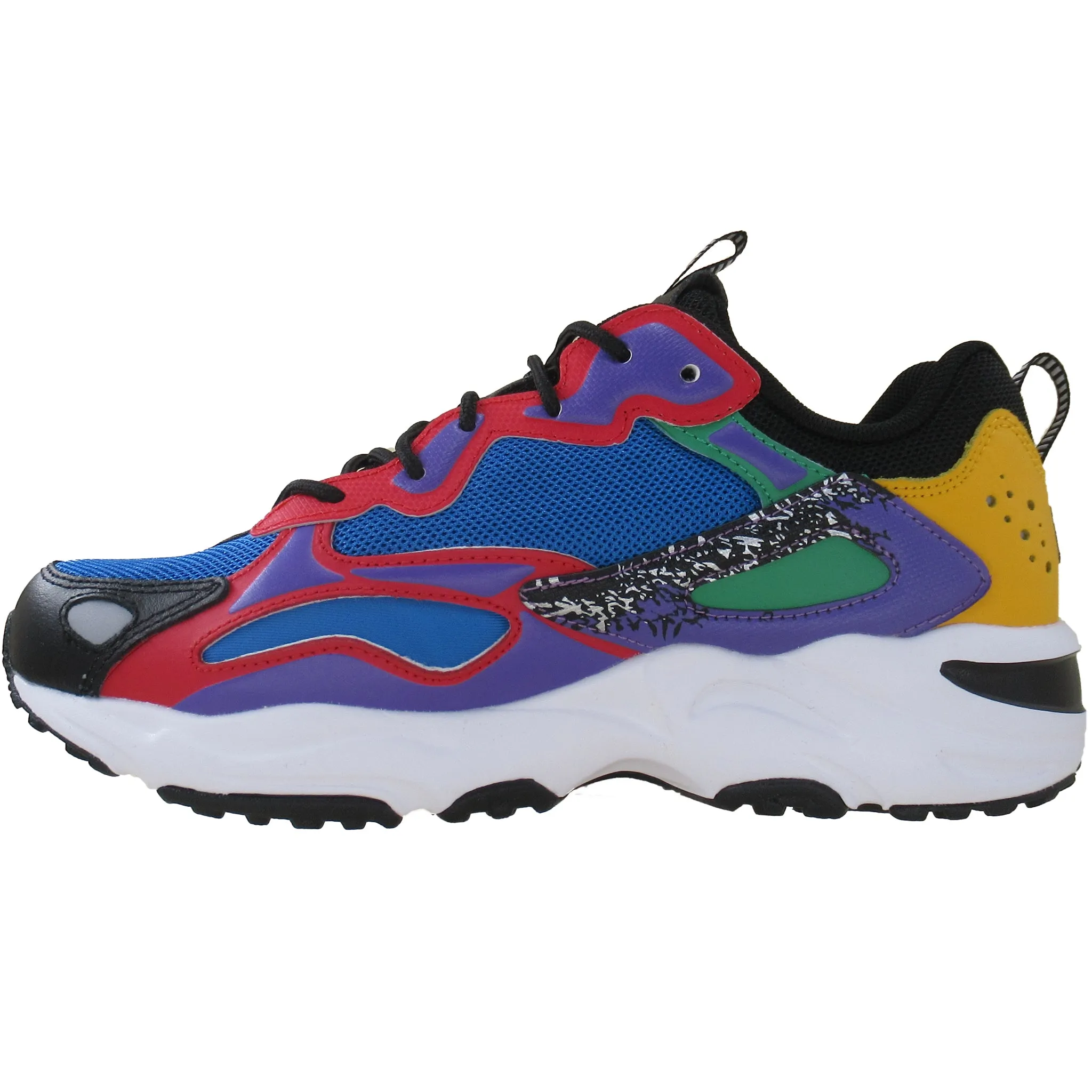 Fila Men's Ray Tracer 2 NXT Casual Athletic Shoes Electric Blue Red Black