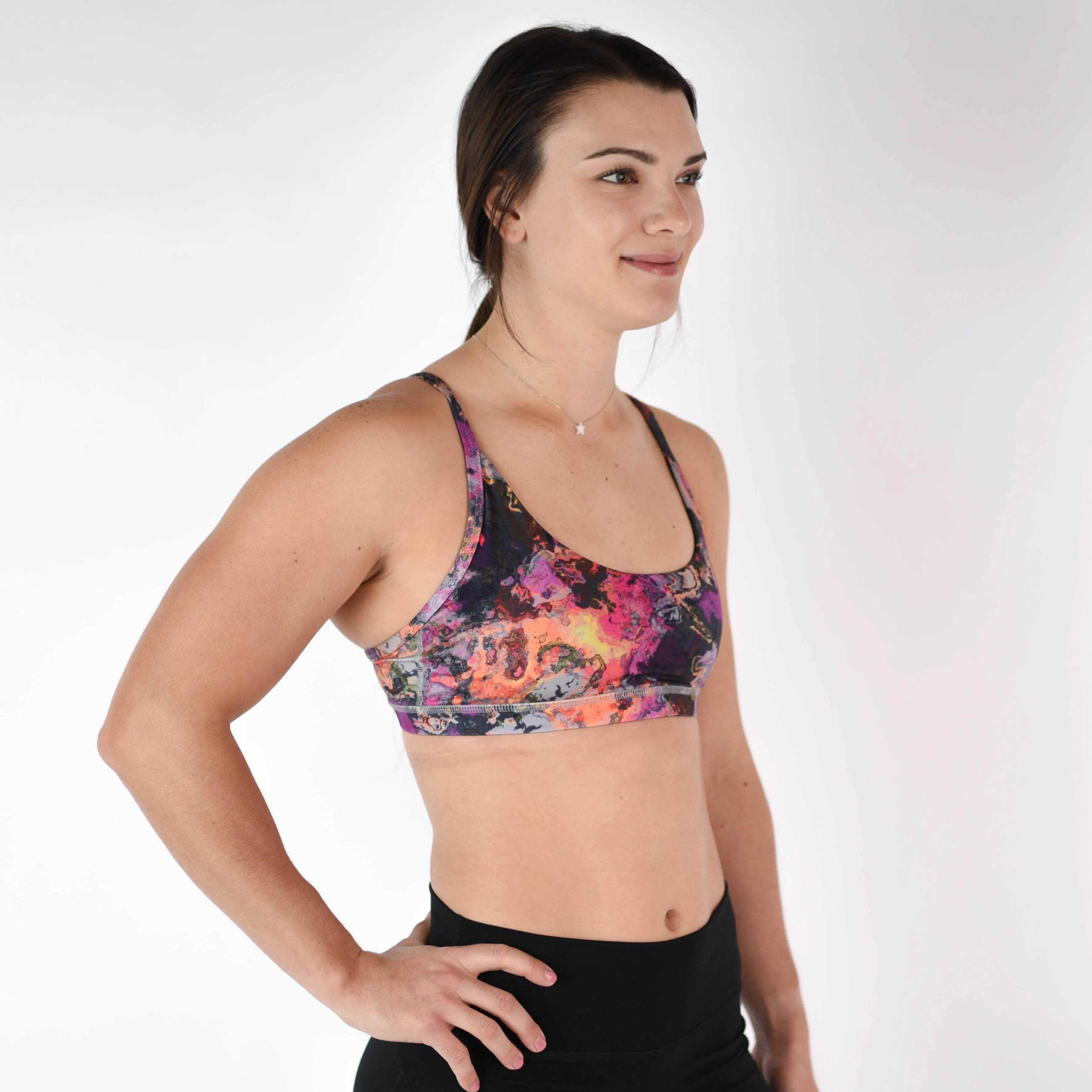 FLEO Cami Sports Bra - Hot Lava