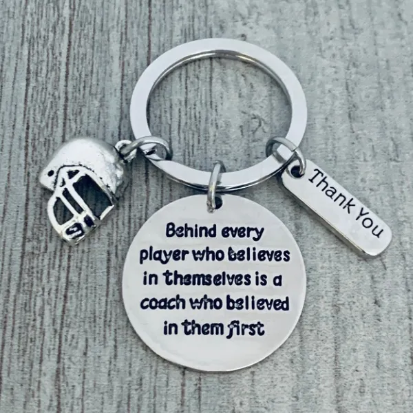 Football Coach Keychain - Behind Every Player