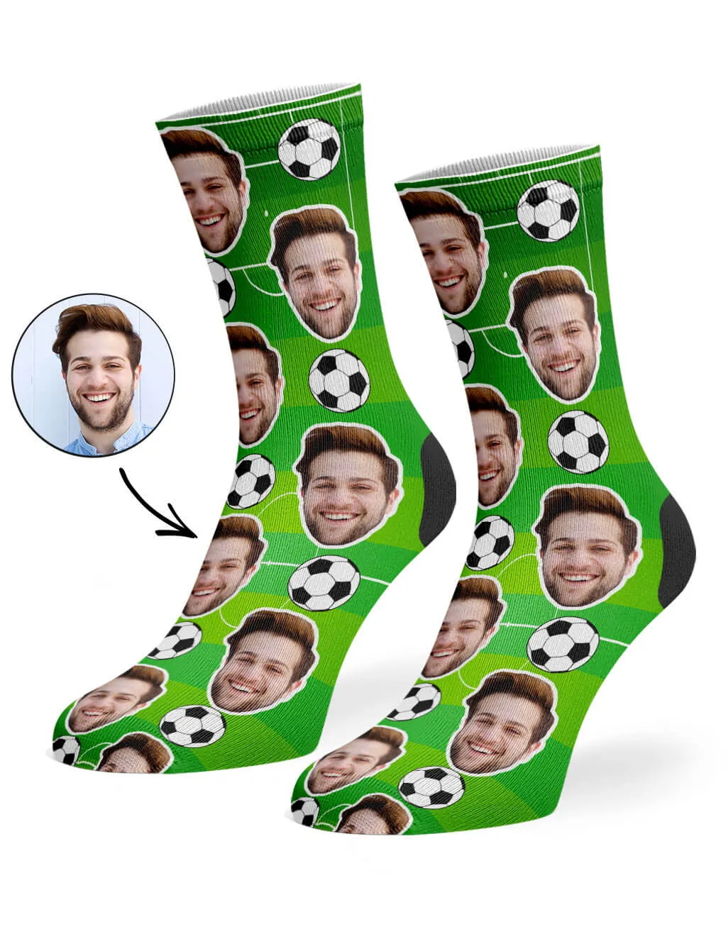 Football Face Socks