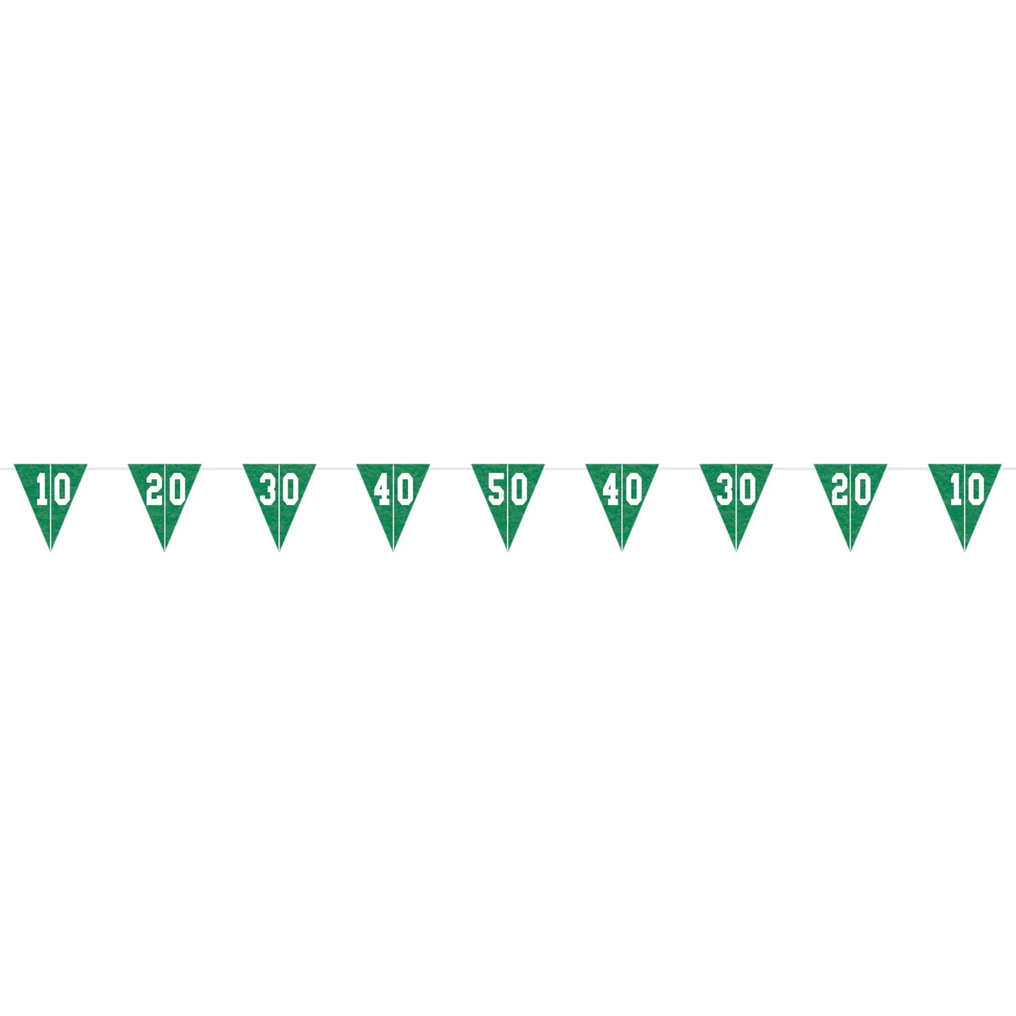 Football Field Felt Pennant Banner 12' | 1 ct