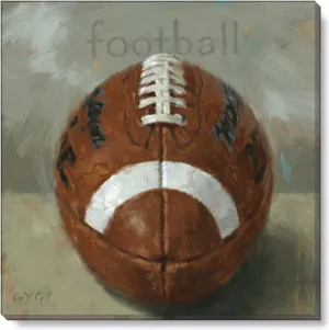 Football Giclee Wall Art