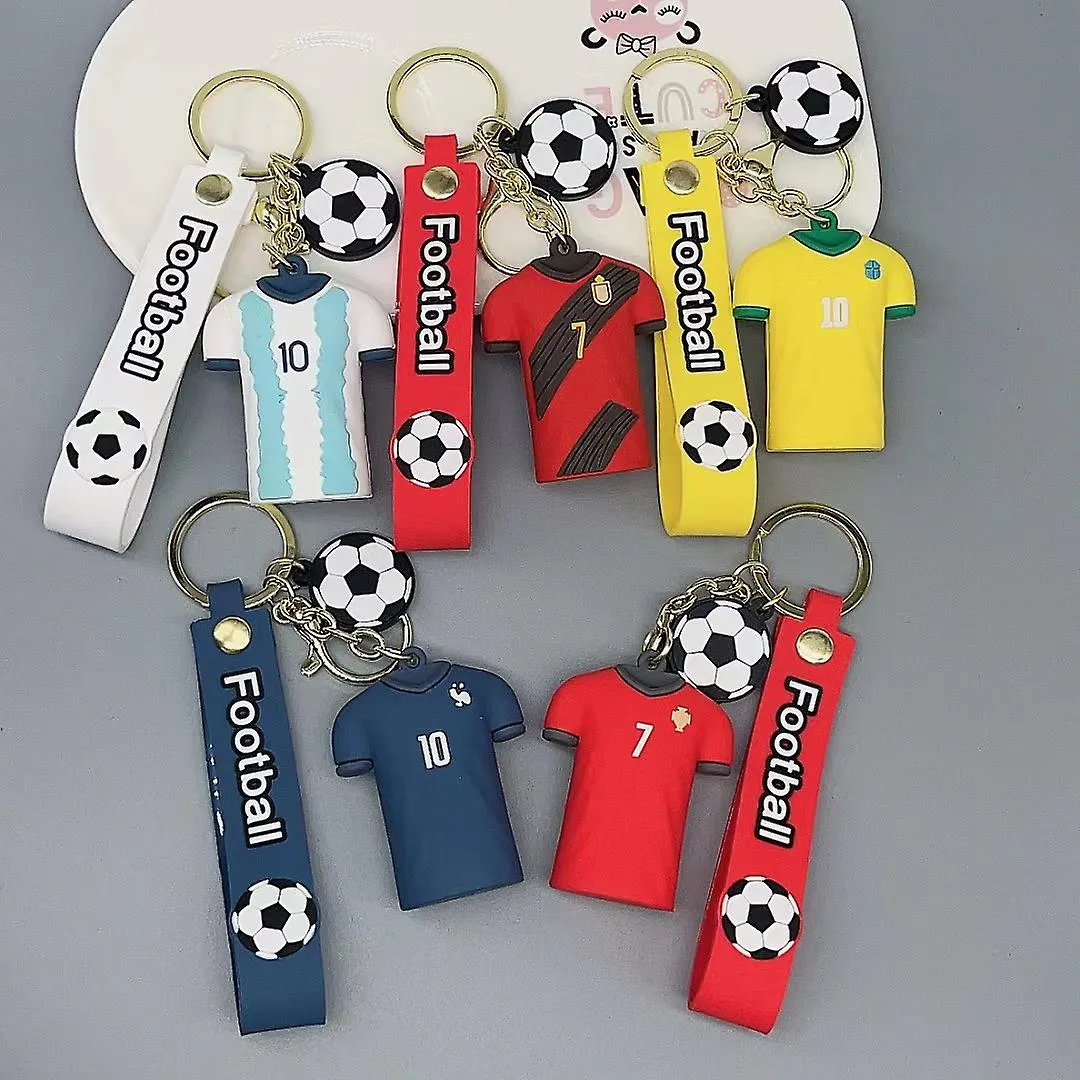 Football Jersey NO 10 Keychain | Neymar | Silicone And Lanyard