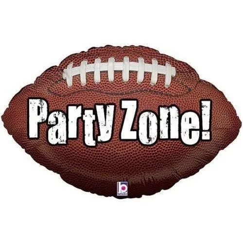 Football Party Zone Supershape Mylar  Balloon 29" | 1 ct