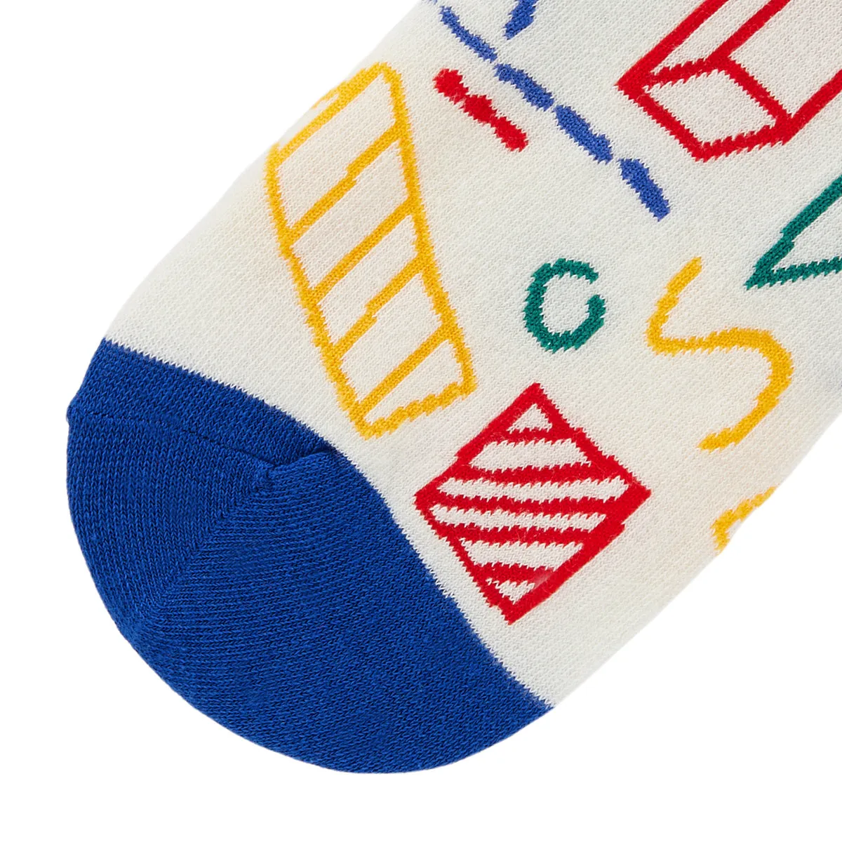 Geometry Printed Ankle Socks