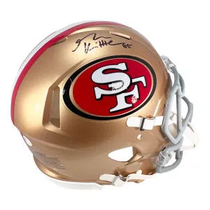 George Kittle Signed San Francisco 49ers Authentic Speed Full-Size Football Helmet (Beckett)