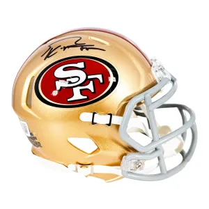 George Kittle Signed San Francisco 49ers Speed Mini Football Helmet (Beckett)