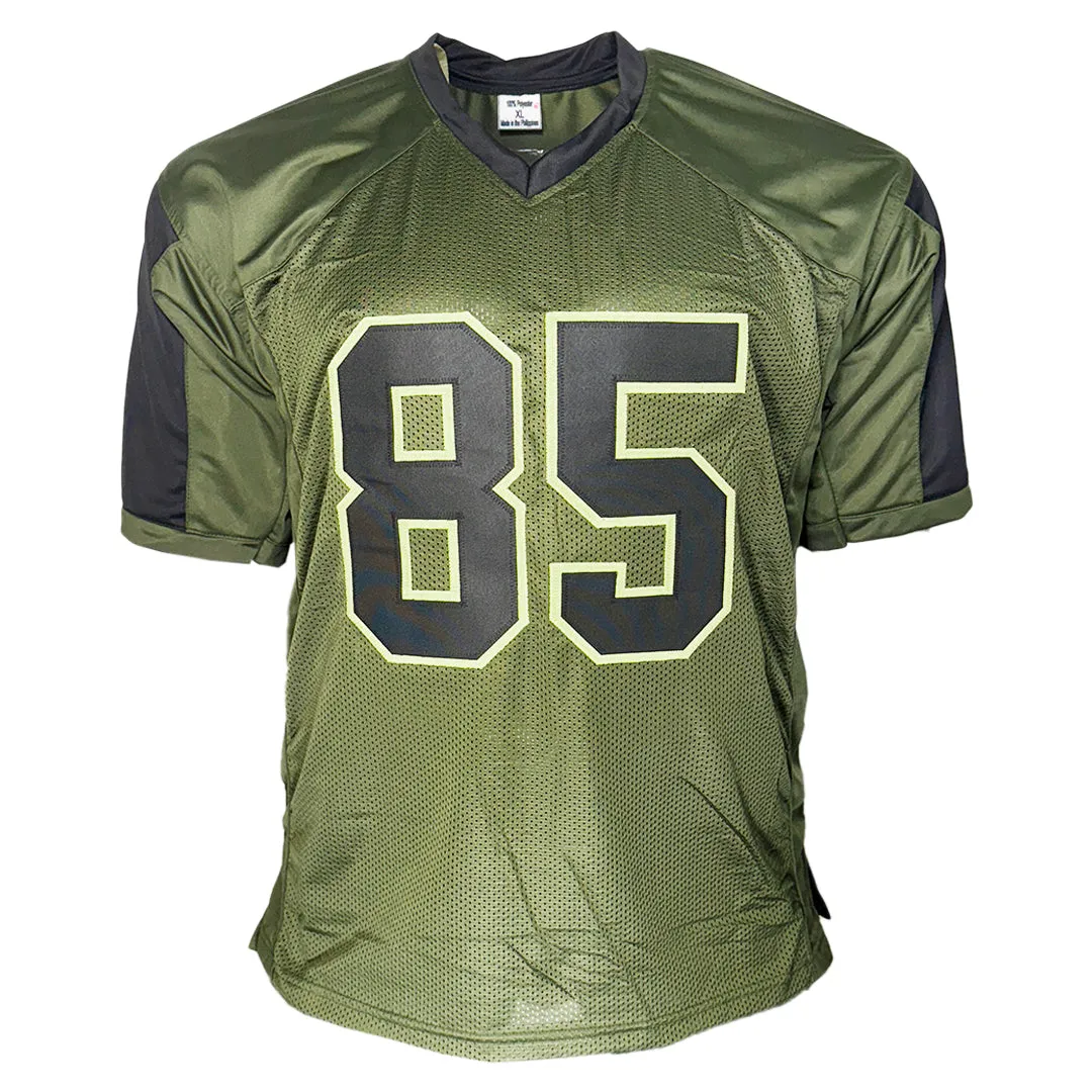 George Kittle Signed San Francisco Green Salute to Service Football Jersey (Beckett)