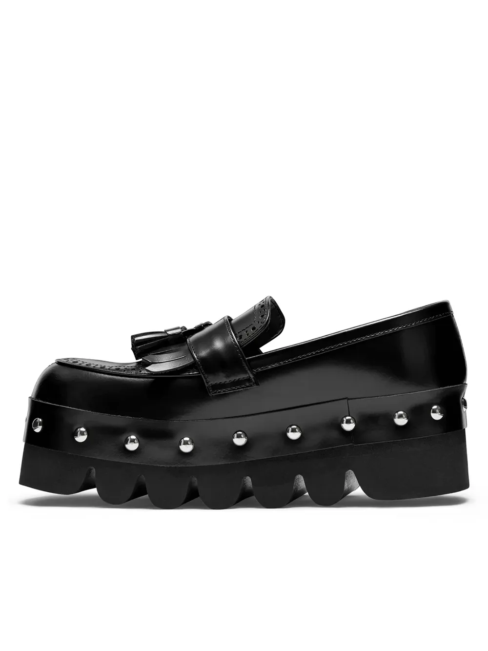 Glossy Steer Loafer