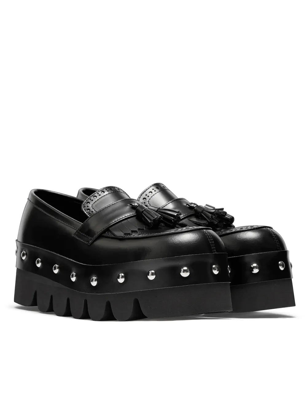 Glossy Steer Loafer