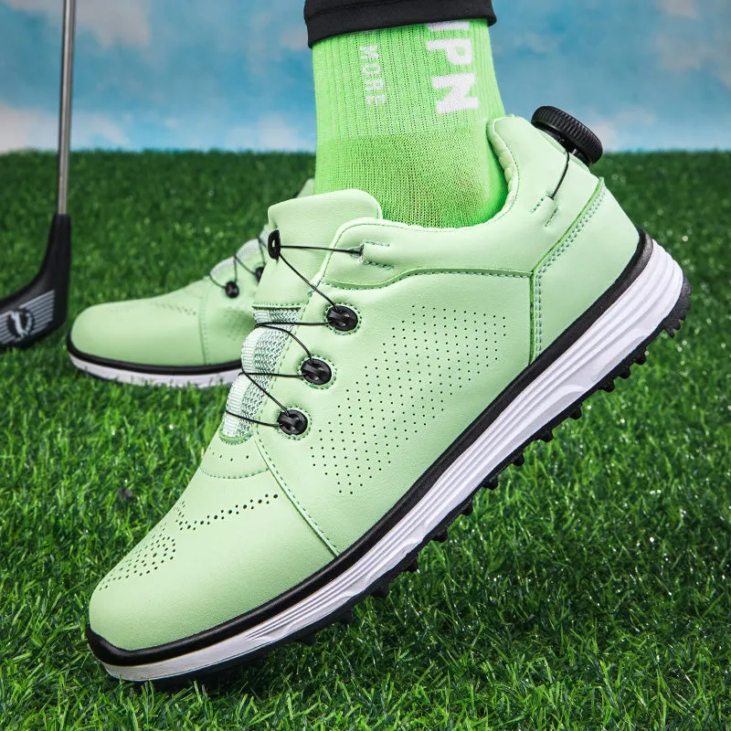 Golf Shoes Professional Waterproof Spikes Golf Trainers  | F798