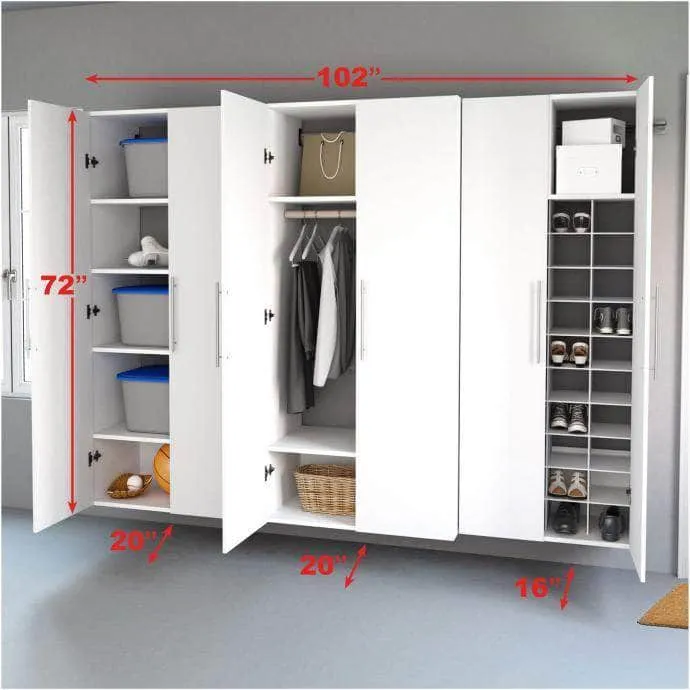 HangUps 102 Inch Storage Cabinet 3-Piece Set L - Available in 2 Colours